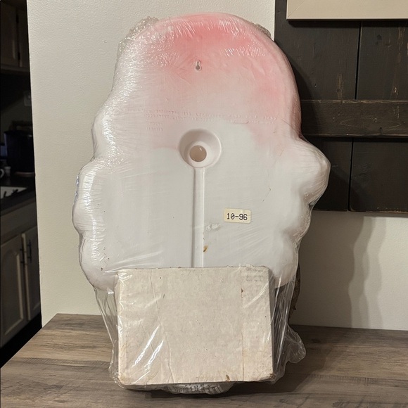 NEW OLD STOCK VINTAGE UNION BLOW MOLD SANTA CLAUS FACE 21 IN. ORIG. PACKAGING - Picture 7 of 16